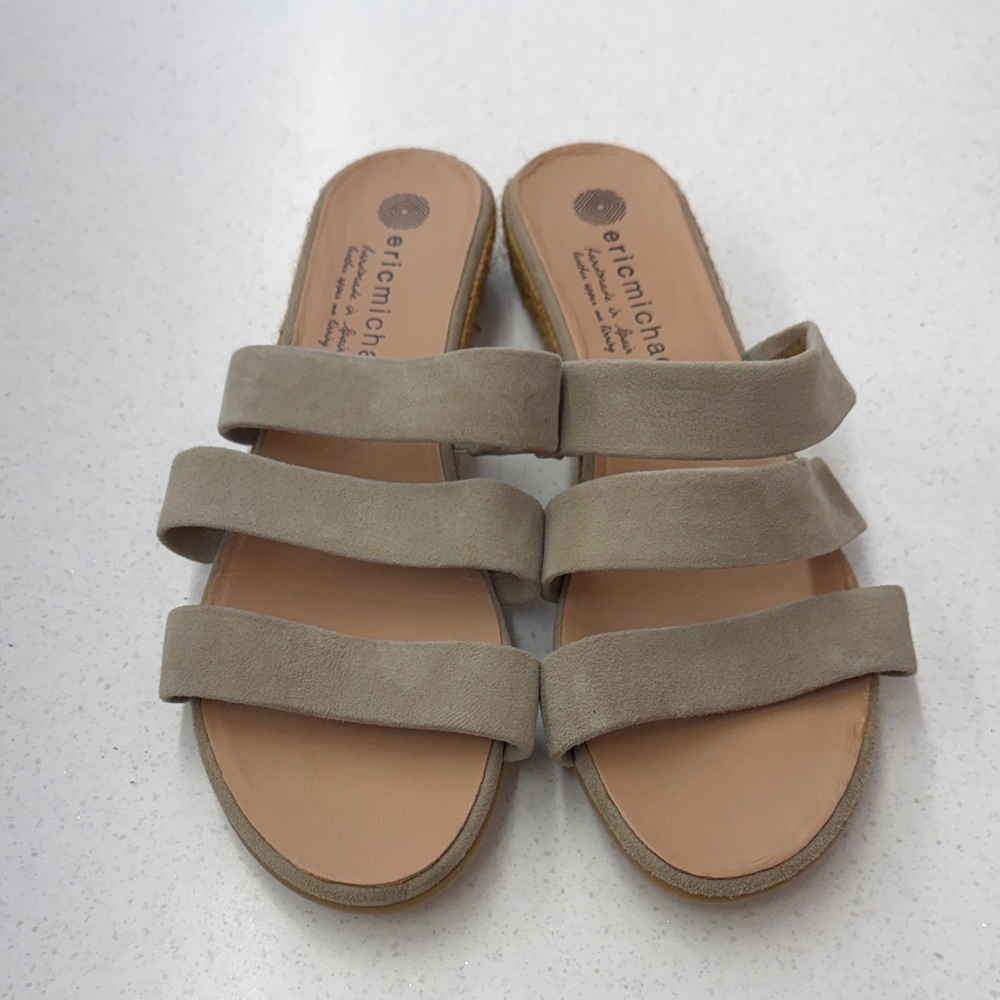 Eric Michael Women's Beige Strap Sandals